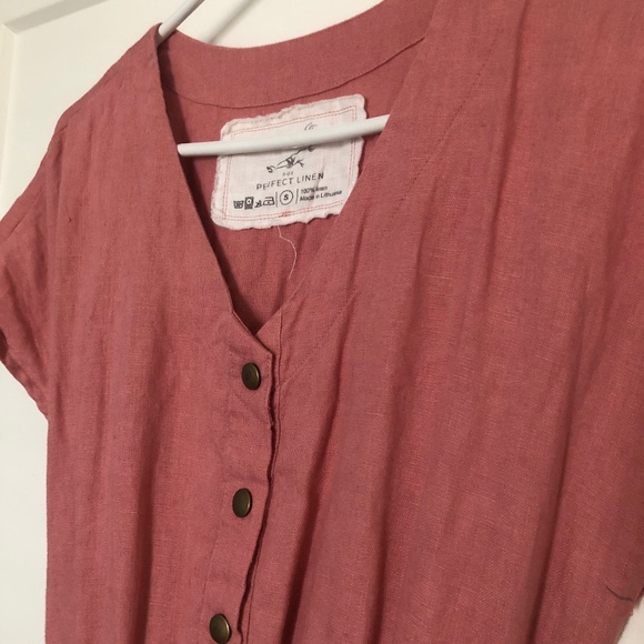 Not Perfect Linen NPL dress - Picture 1 of 5